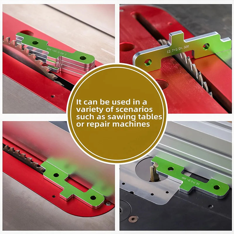 Woodworking Router Setup Blocks 7PCS Router Table Set Up Bars for Woodworking Setup Thickness, Depth Height Angle Drill Diamete