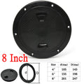 HD ABS Plastic Round Deck Inspection Access Hatch Cover 4Inch 6Inch 8Inch Non Slip Inspection Deck Plate Boat Marine Accessories - KiwisLove