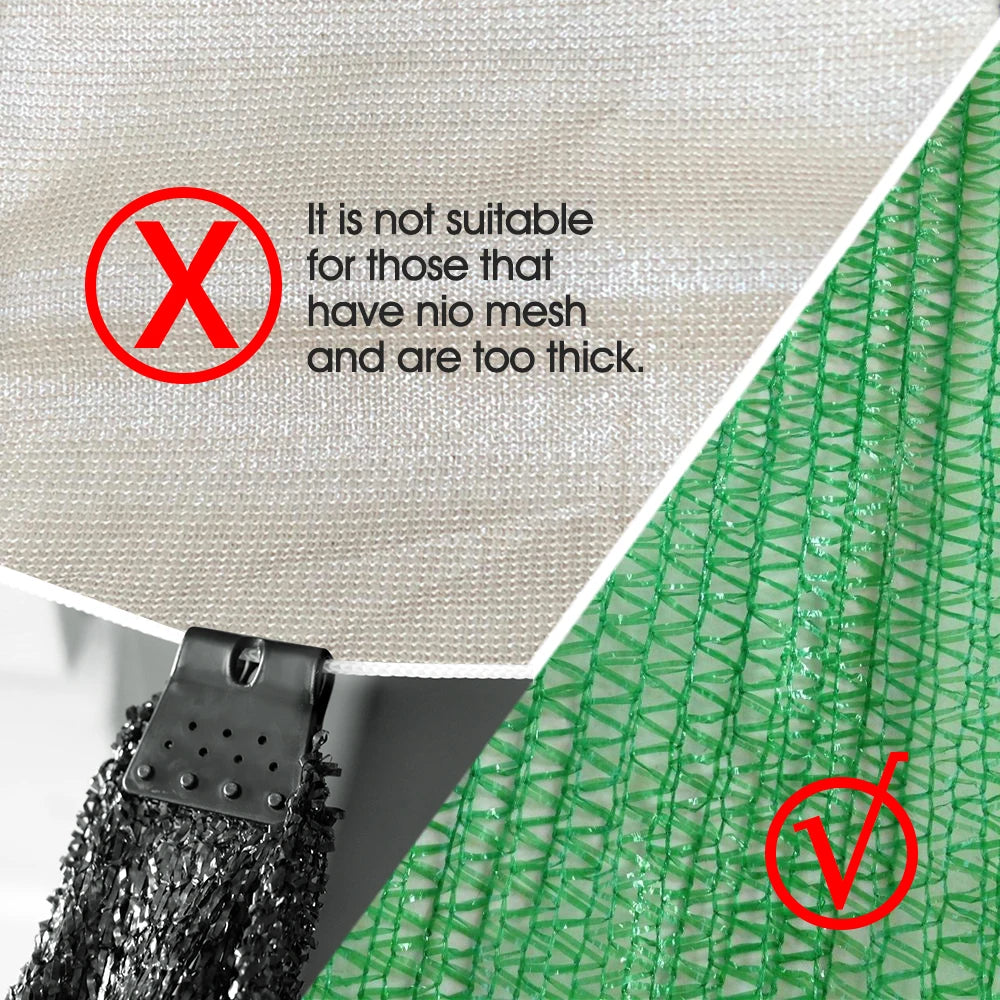 Agriculture Garden Netting Attachment Plastic Round Clips Shade Cloth Sunshade Net for Greenhouse Anti Bird  Fixed Clam