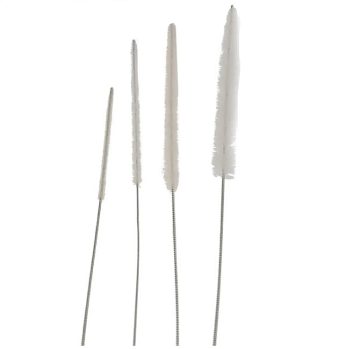 400/420/455/520mm Length Nylon Bristle Pipette Brush Straw Washing Cleaner Lab - KiwisLove