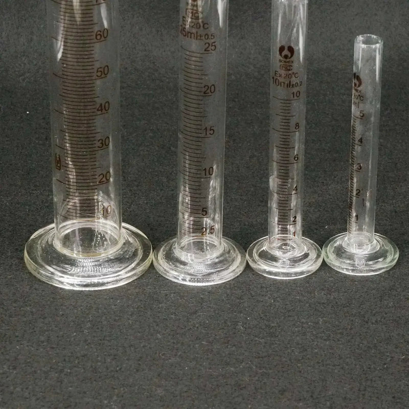5-1000ml Lead-free Glass Graduated Measuring Cup Transparent Graduated Cylinders School Lab Accessories Kitchen Measure Tool - KiwisLove