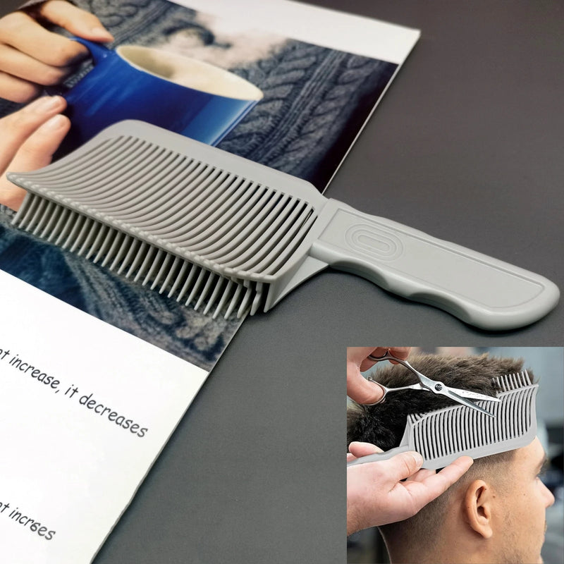 1/2/3Pcs Barber Hair Comb Kit Flat Top Hair Cutting Fading Stying Fade Comb  Men Fade Brush Salon Hair Tool Accessories - KiwisLove