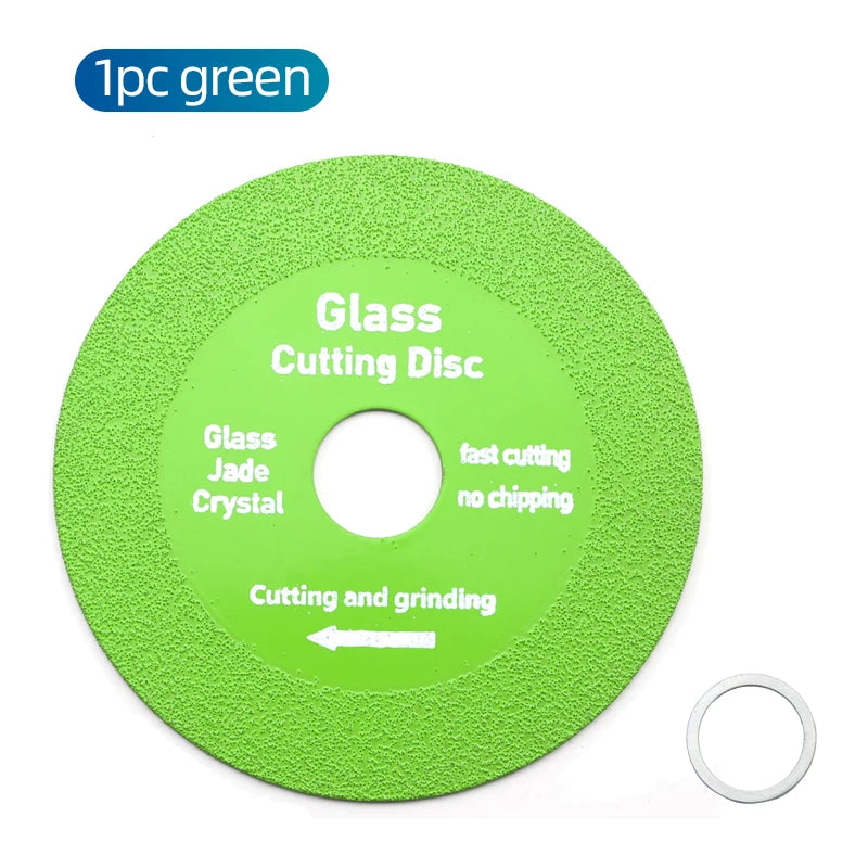 NINDEJIN 1pc Glass Cutting Disc 100mm 115mm 125mm Diamond Glass Cutting Blade Ceramic Tile Marble Polishing Grinding Saw Blade - KiwisLove