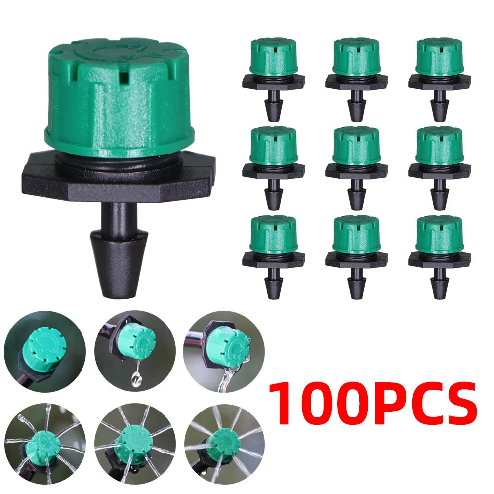 5-50m  Garden Watering Timer Green Drip Irrigation System Adjustable Sprinklers Phone Remote Controller