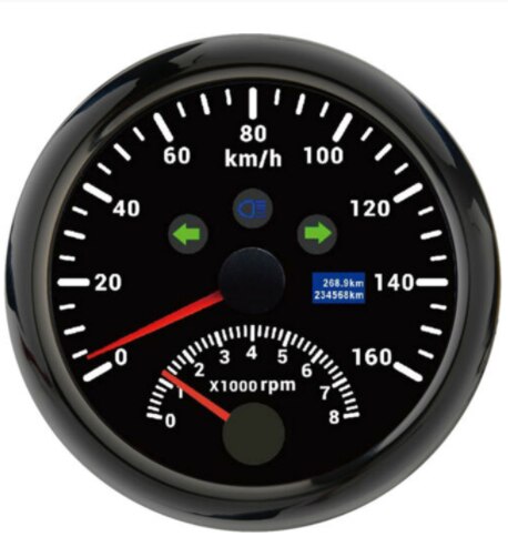 120 160 200 KM/H MPH 85MM GPS Speedometer With Car Tachometer 8000 RPM Velocimetro For Marine Car ATV UTV Motorcycle - KiwisLove
