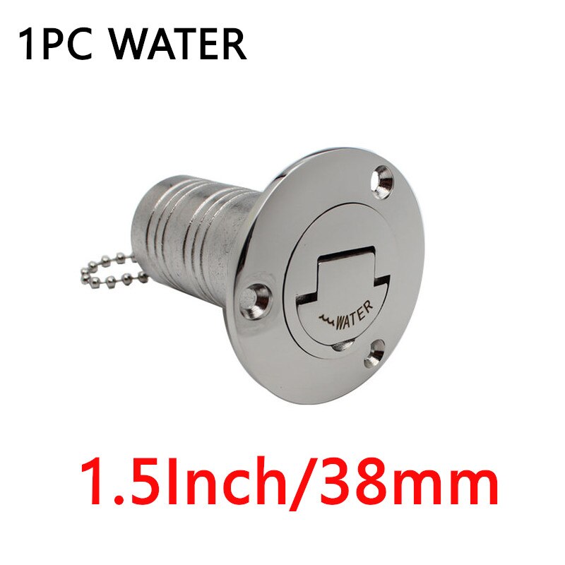 HD 38mm 50mm 2Inch Deck Filler 316 Stainless Steel DIESEL WASTE FUEL WATER WASTE Keyless Cap Marine Boat Accessories 1/2 PCS - KiwisLove