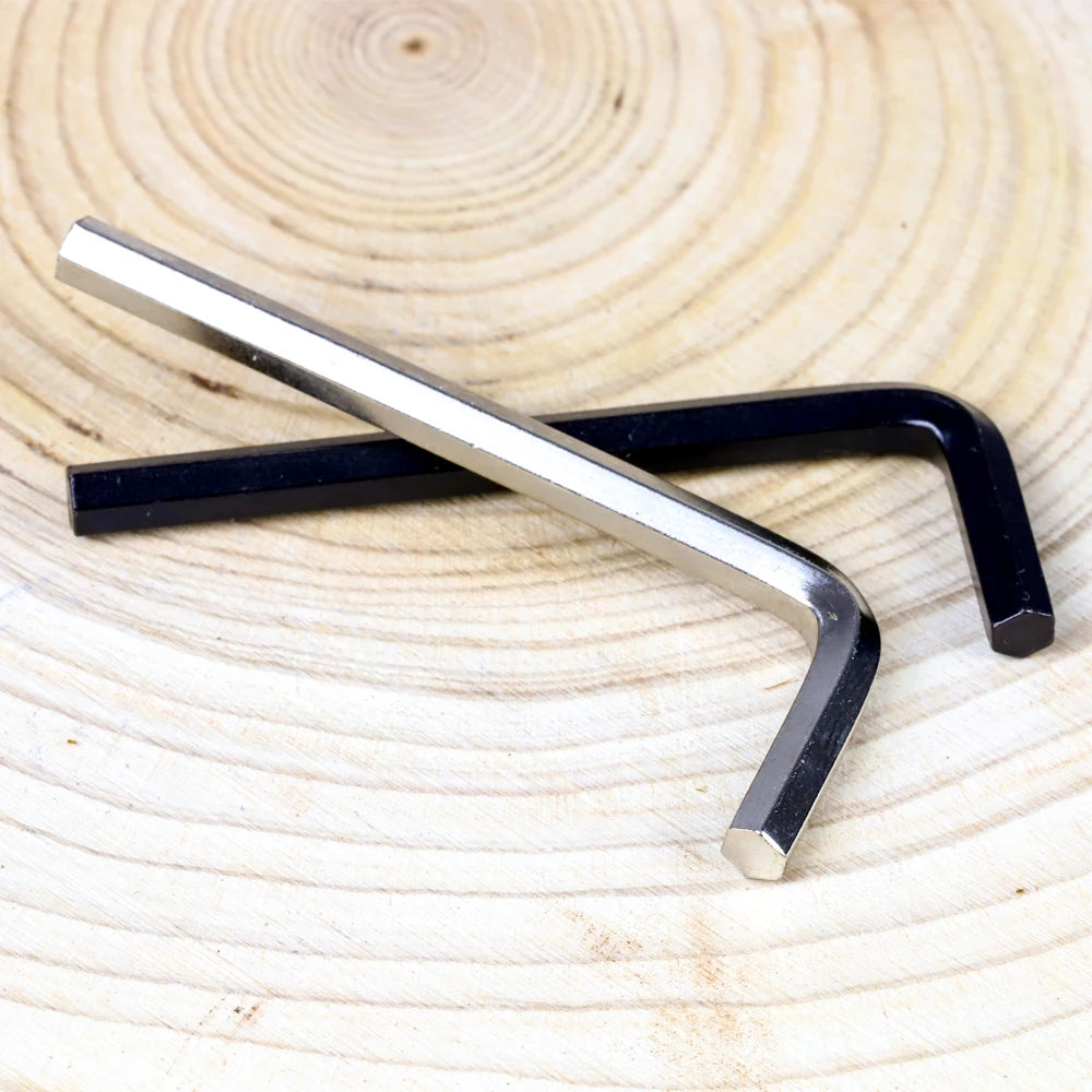 NINDEJIN  L shaped hex hexagon key allen wrench 0.9mm 1.5mm 2mm 2.5mm 3mm 4mm 5mm 6mm 8mm carbon steel allen key - KiwisLove