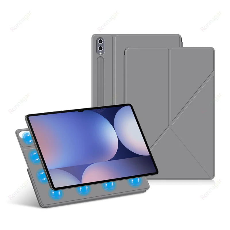 Magnetic Tablet Case For Samsung Galaxy Tab S10 FE Plus 13.1 2025 X620 X626b S10 S9 S8 S7Plus 12.4 11 S10 S9 S8 Ultra 14.6 Cover