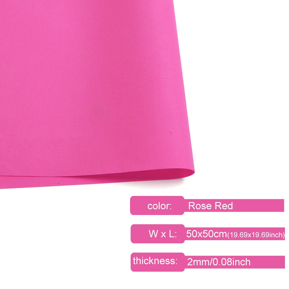 1 Pcs 2mm Colorful  EVA Foam Sheets 50x50cm, Colorful Craft Foam Paper for DIY, Cosplay, Scrapbooking, Arts & Crafts Projects