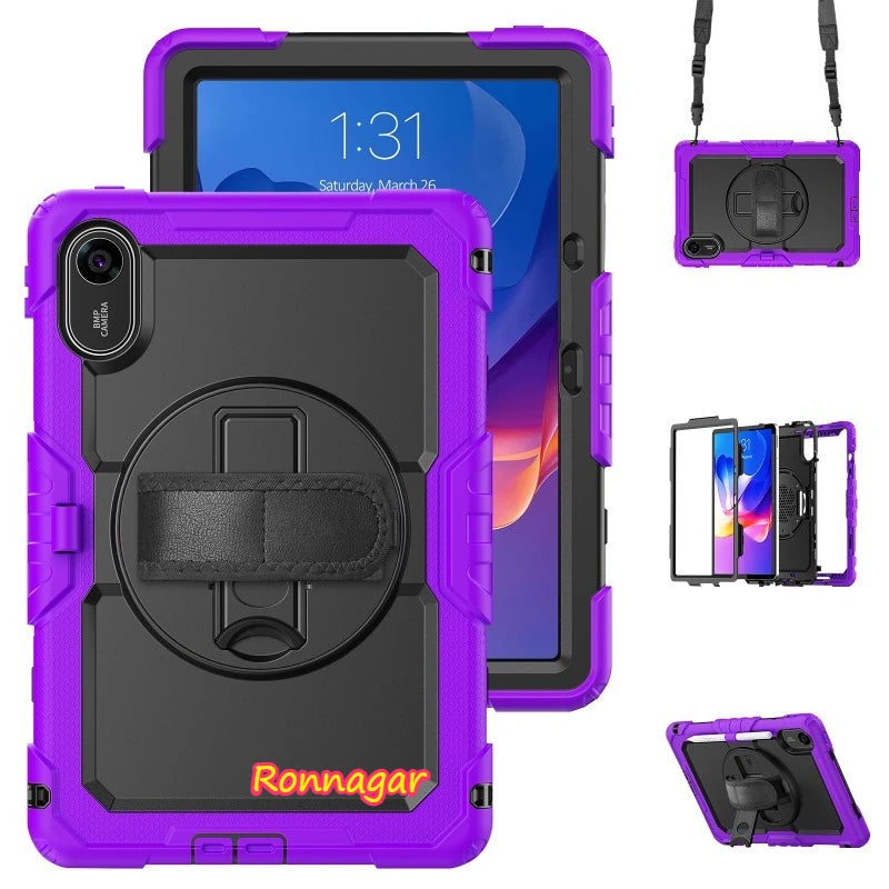 Heavy Duty Rugged Cover for Xiaomi Redmi Pad 2 11inch 2025 Shoulder Strap Built-in Screen Protector for Redmi Pad 2 11'' Tablet