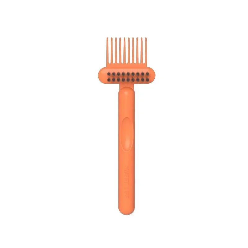 2In1 Comb Cleaning Brush Hairbrush Cleaner Rake Comb Embedded Tool Mini Hair Dirt Remover For Removing Hair Dust Home Salon Use - KiwisLove