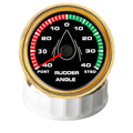 Waterproof 85mm Boat Rudder Angle Indicator 0-190 ohm With Rudder Angle Sensor Kit Rudder Angle Gauge 8 Colors Backlight 12V 24V - KiwisLove