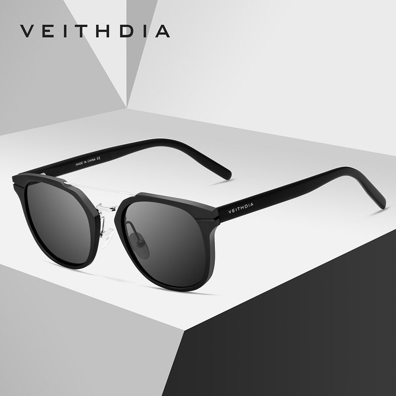 VEITHDIA Aluminum Sunglasses Men Brand Driving Fashion Polarized UV400 Lens Unisex Vintage Eyewear Male Glasses For Women VT6392 - KiwisLove