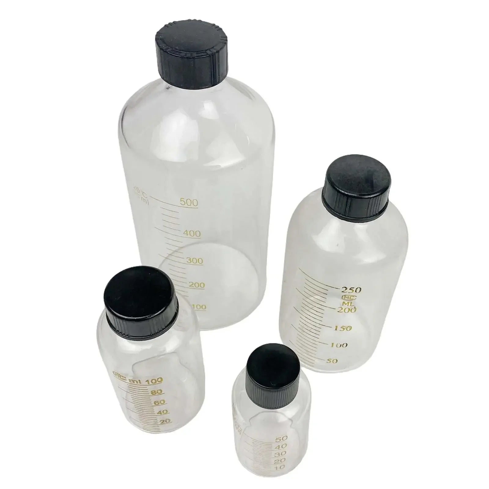 50ml 100ml 150ml 200ml 250ml 500ml Borosilicate Glass Scale Serum Bottle Reagent Sample Bottle Lab - KiwisLove