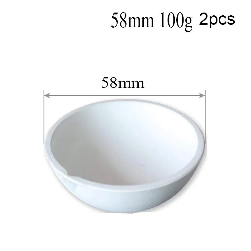 100g-2500g Quartz bowl crucible High Temperature Furnace Melting Casting Refining Silver Jewelry tools