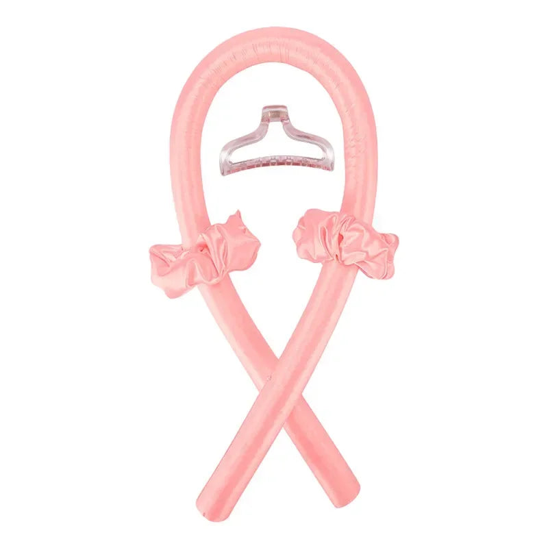 Heatless Curling Rod Headband No Heat Silk Curls Ribbon Hair Rollers Sleeping Soft Headband Lazy Hair Curlers Hair Styling Tools - KiwisLove