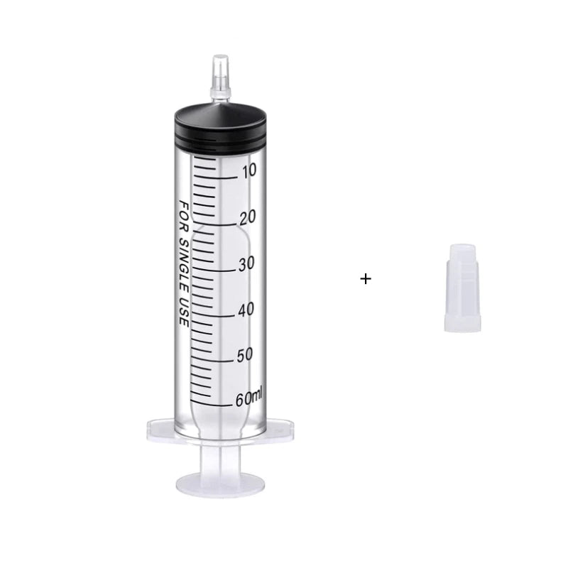 1/5/10/20pcs Plastic Syringes Hydroponic Measure Perfume Rinse Disposable Sampler Injector Measuring Injection Syringe