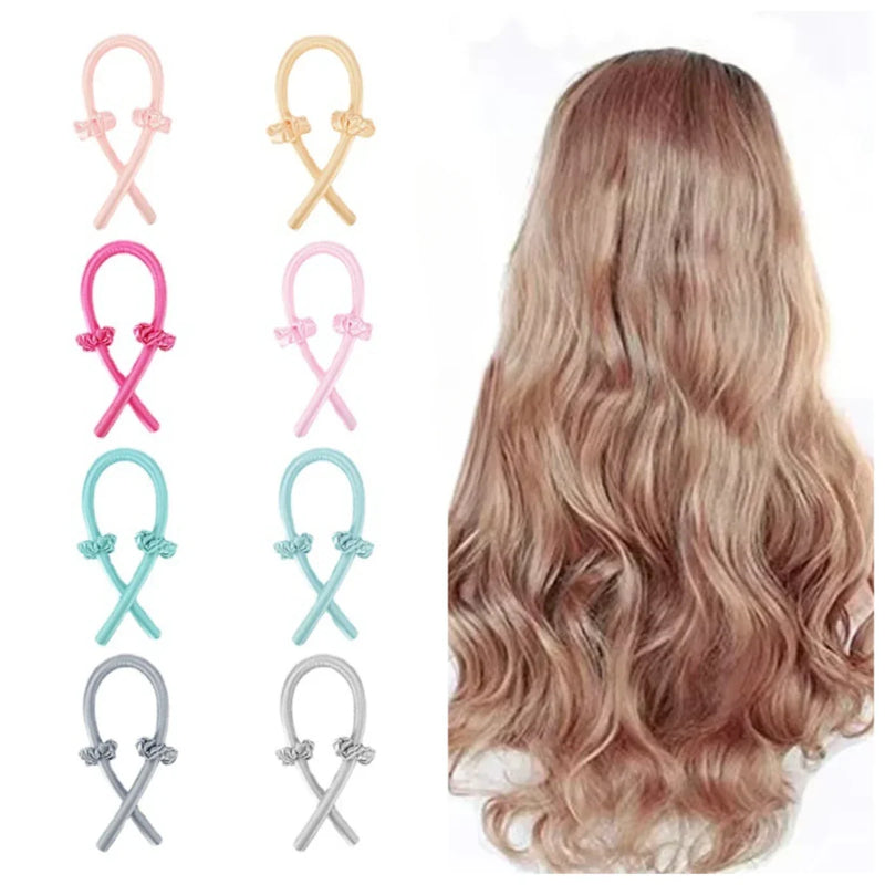 Woman Heatless Curling Rod Heatless Hair Curls Headband Make Hair Soft Shiny Hair Curler Hairdressing Tools Accessories Cabello