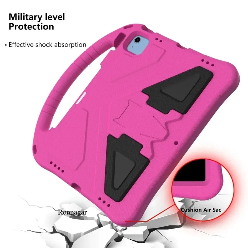 EVA Kids Case for iPad A16 2025 11th Air11 13 2024 Pro11 12.9 13 2024 Cover 10.2 7 8 9 10th Air4 5 10.9 Mini 1 2 3 4 5 6 7 Stand