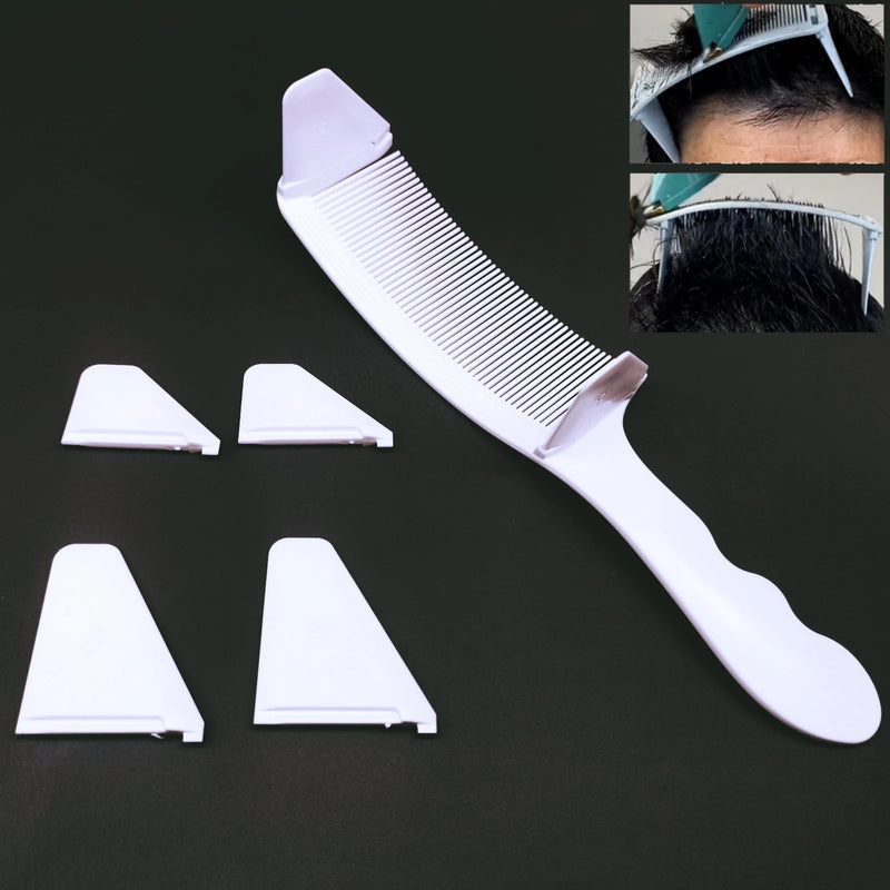 1/2/3Pcs Barber Hair Comb Kit Flat Top Hair Cutting Fading Stying Fade Comb  Men Fade Brush Salon Hair Tool Accessories - KiwisLove