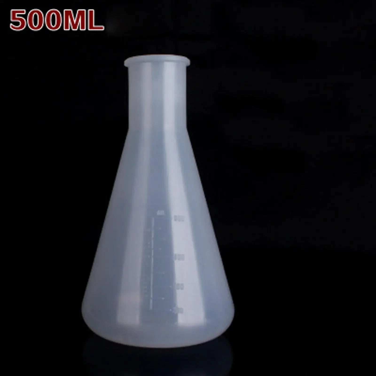 25/50/100/125/250/500/1000/2000ML PP Conical Erlenmeyer Flask Without Cap Lab Teaching Experiment - KiwisLove