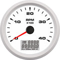 85mm Tachometer Gauge 6000,8000RPM M16 M18 Tacho Sensor Lcd Rev Counters with Trip Hour Meter Speed Ratio 8color backlight 9-32V - KiwisLove