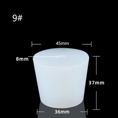 1Pcs Silicone Fermenter Cover Plug Stopper 8mm Hole Airlock Valve Brew Wine Rubber Fermenting Lids Fermenting Supplies
