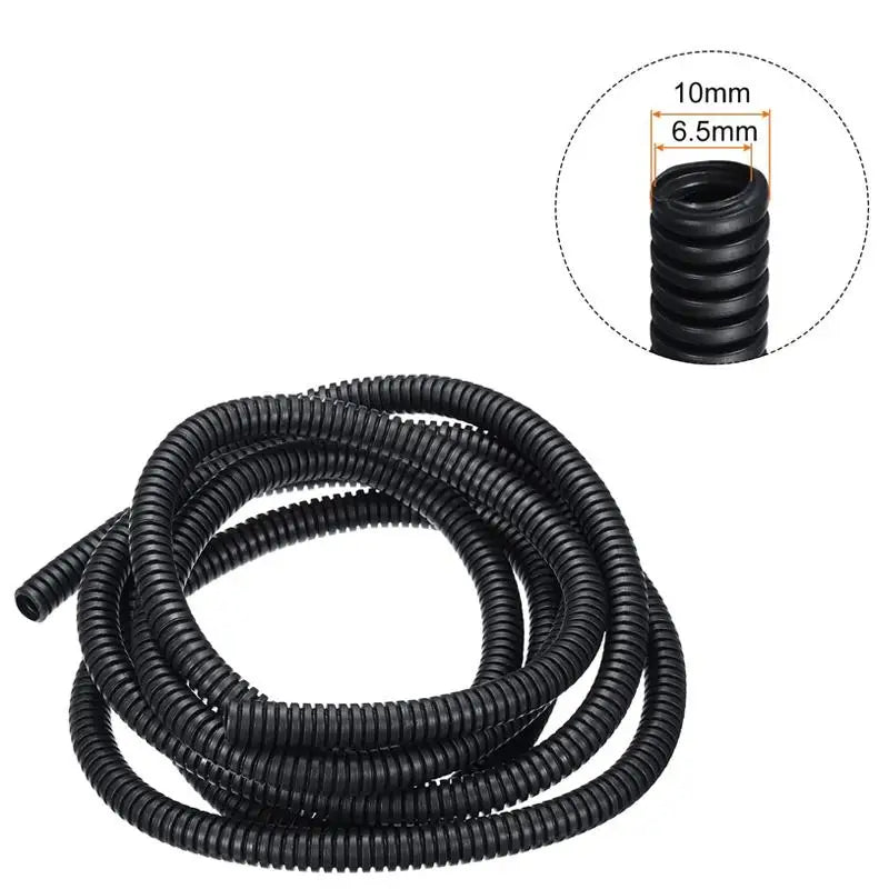 1-6M nylon wire harness casing Corrugated Pipe7m-28mm Car Cable Insulation Tube Electrical Wire Protection Accessories