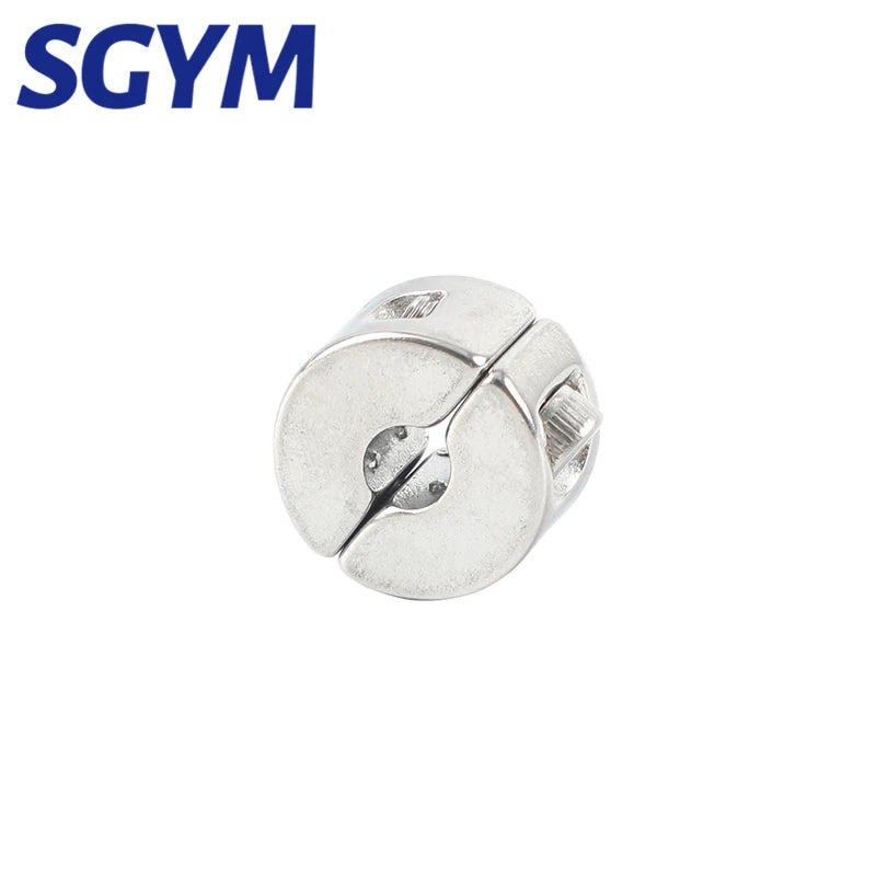 5/10 PCS 316 Stainless Steel Wire Rope Grip Stop Single Pivot Cable Suspension Round Clamp Cable Clip Hexagon Grub Screw Bolts