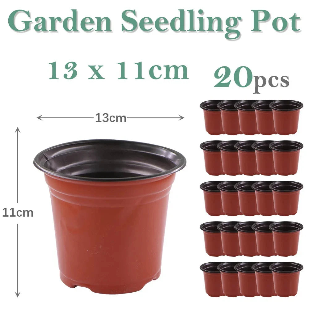 Garden Plant Pot Flowerpots Nursery Seed Starting Lightweight Breathable Maintain Humidity Flower Vegetable in 6 sizes Container