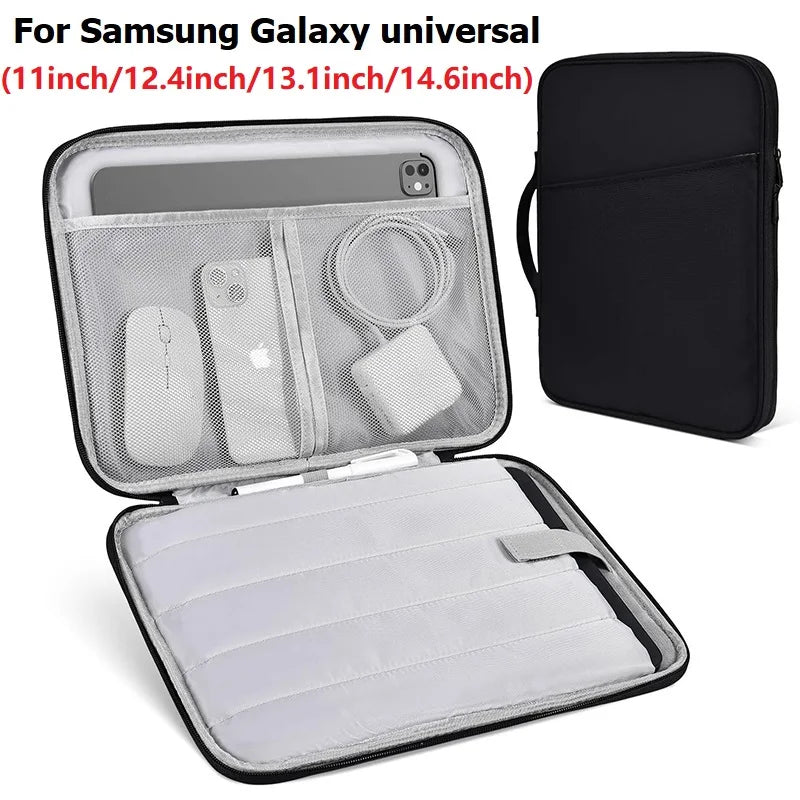 Sleeve Handbag Funda For Samsung Galaxy Tab S10Plus/ S10FE/ S11 10.9/13.1 X820 12.4" S9/S8/S7Plus S8/S9/S10/S11Ultra 2025 14.6''