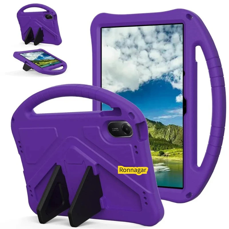 Kids EVA Case For Xiaomi Redmi Pad 2 2025 Pro 12.1 SE 2023 11inch for Mi Pad 5 6 7 Shockproof EVA Tablet Case Handle Stand Funda