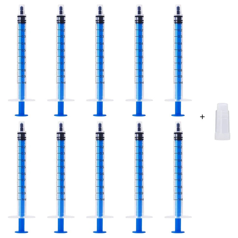 1/5/10/20pcs Plastic Syringes Hydroponic Measure Perfume Rinse Disposable Sampler Injector Measuring Injection Syringe