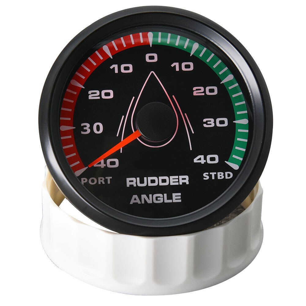 Waterproof 85mm Boat Rudder Angle Indicator 0-190 ohm With Rudder Angle Sensor Kit Rudder Angle Gauge 8 Colors Backlight 12V 24V - KiwisLove