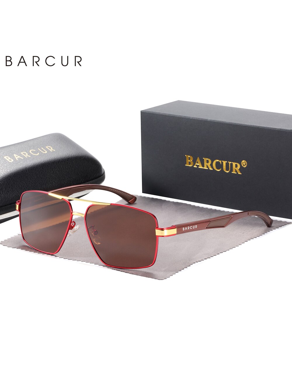 BARCUR Sunglasses for Men Polarized Classic Sports Sun Glasses for Men UV400 Shades Eyewear Oculos Gafas De Sol - KiwisLove