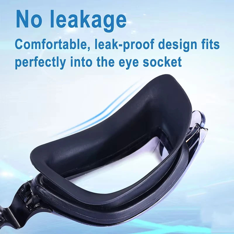 Swimming Goggles Professional Waterproof Swim Eyewear Glasses Anti-fog 100% UV Protection No Leaking For Adult Men Women Youth