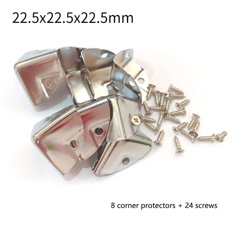 4-8pcs Antique Metal Wooden Wine Box Corner Iron Protection Case Edge Guard Gift Box Packaging Corner Cover