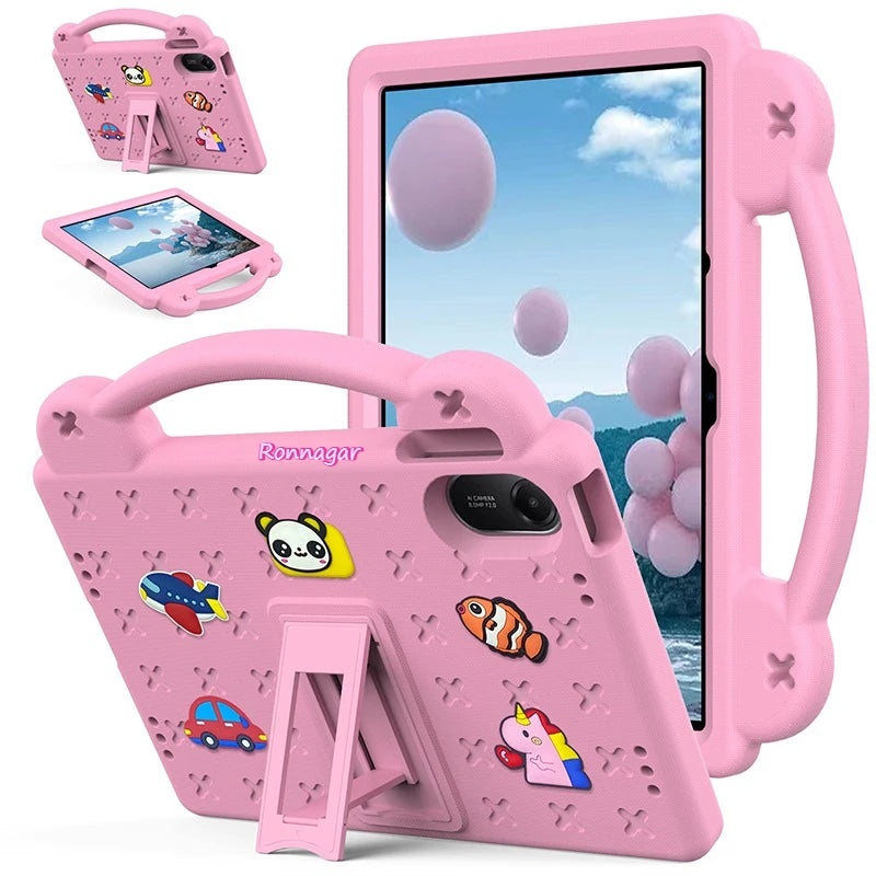 EVA Bear Case for Xiaomi Redmi Pad 2 2025 11inch Tablet Case Kids Friendly Shockproof Stand Protective Case for Redmi Pad 2 11"