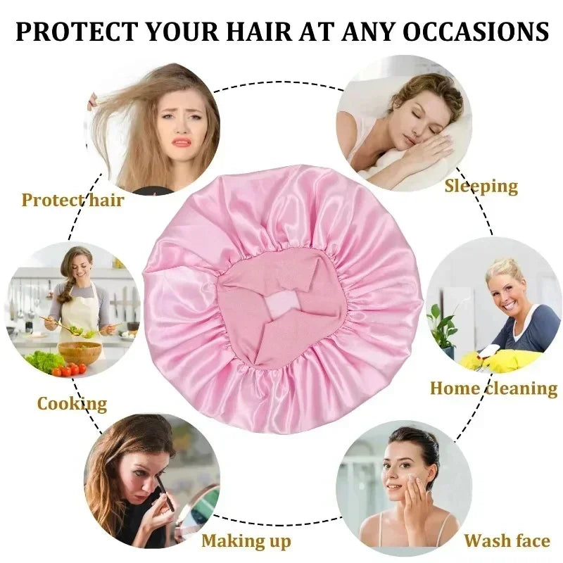 Heatless Curling Rod Headband Night Cap No Heat Hair Curler Hair Rollers Soft Curlers Lazy Curls Sleeping Bonnet Styling Tools - KiwisLove