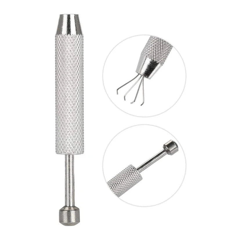 1pcs Jewelry Shovel 3/4 Claws Beads Holder Pick-up Tool Gems Prong Holder Tweezer Catcher Grabber Jewelry Making Tool