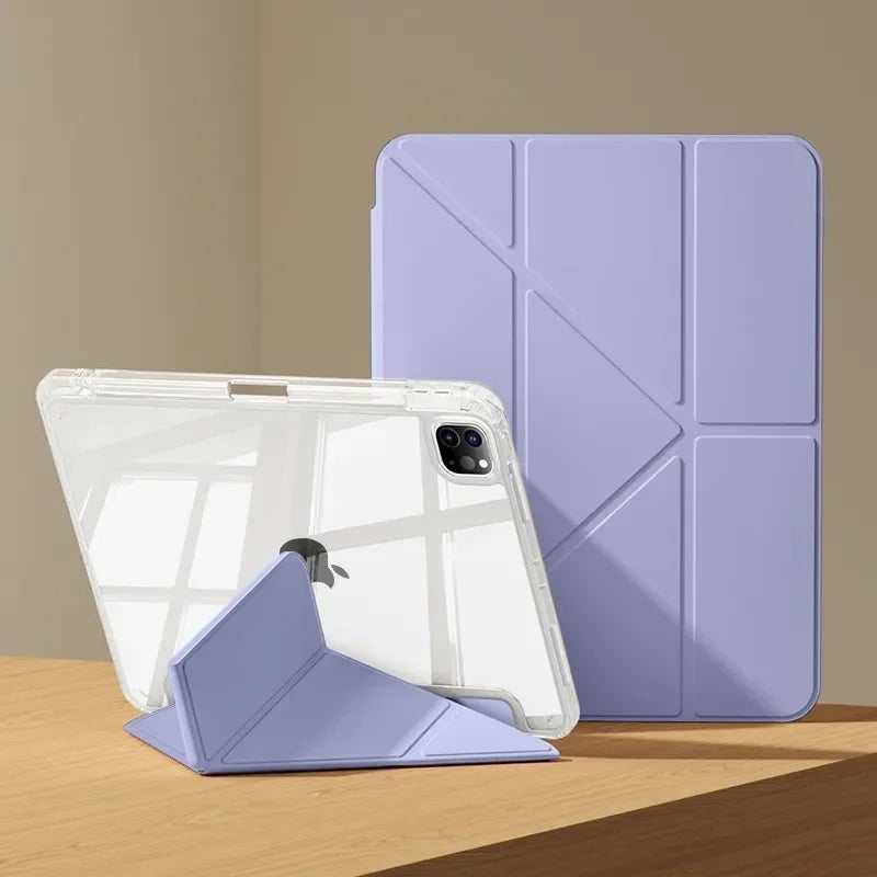 Y Fold Magnetic Case For iPad A16 2025 Air5 Air4 iPad Air11 13 M3 M2 M4 M5 Pro11 13 12.9 10th 9th 8th 6th 5th 10.9 10.5 10.2 9.7