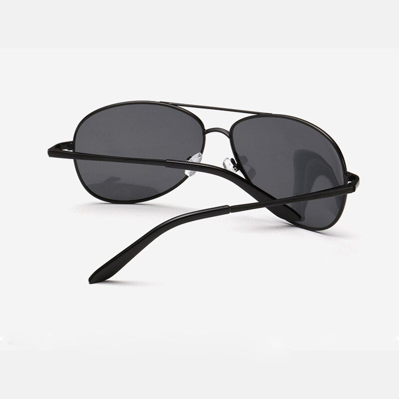 AORON Men Polarized Sunglasses Retro Classic Pilot Glasses Brand Goggoles Leisure UV400 Protection Metal Frame Oculos de sol - KiwisLove