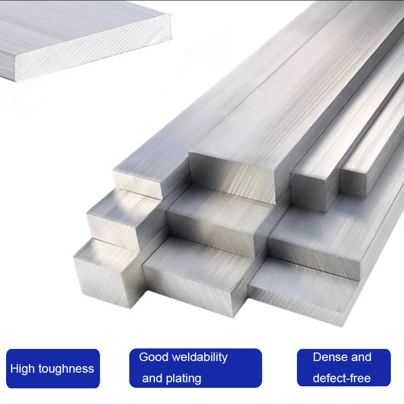 1pcs 6061 Aluminum Alloy Flat Bar Thickness 3 4 5 6 8mm Width 10 15 20 25 30mm Length 250mm