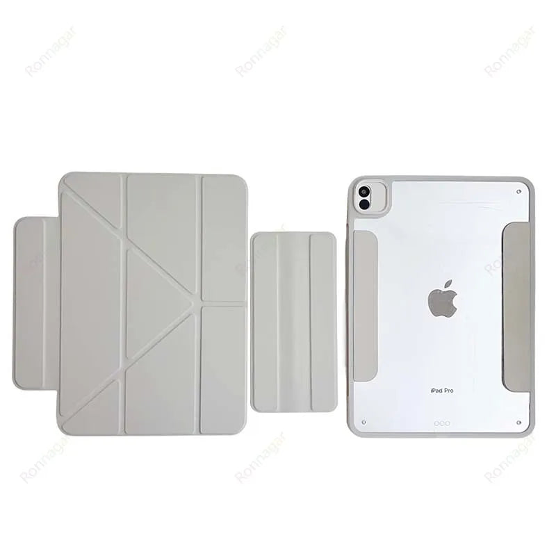 For 2025 iPad 11th A16 Case Removable Magnetic Air11 13 Pro11 Pro12.9 Pro13 M2 M4 10th 9th 10.2'' 10.9'' Air4 5 Air3 Pro10.5 9.7