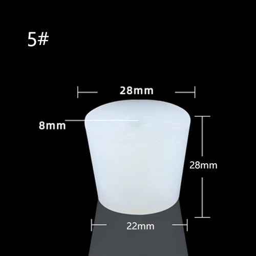 1Pcs Silicone Fermenter Cover Plug Stopper 8mm Hole Airlock Valve Brew Wine Rubber Fermenting Lids Fermenting Supplies
