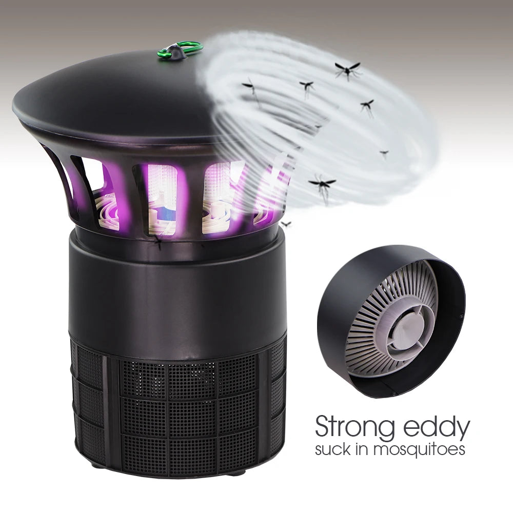 110-220V High Quality Mosquito Lamp Electric Photocatalyst Mosquito Repellent Insect Killer Lamp Trap Strong Suction & LED Uv Li