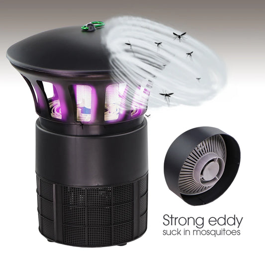 110-220V High Quality Mosquito Lamp Electric Photocatalyst Mosquito Repellent Insect Killer Lamp Trap Strong Suction & LED Uv Li