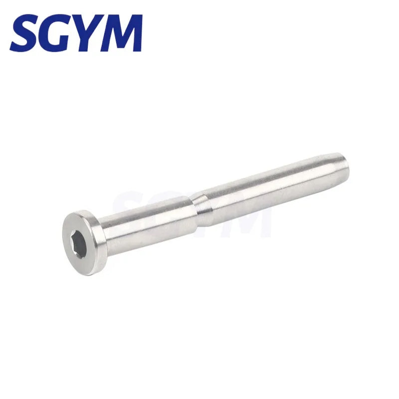 20PCS Cable Railing T316 Stainless Steel 1/8 3/16 Invisible Receiver And Swage Stud End For Cable Railing Stair