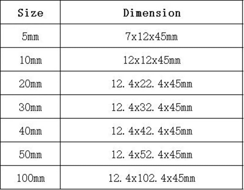 A Box 5/10/20/30/40/50/100mm Inside Width 10mm Optical Glass Cuvettes Cell Spectrophotometer UV-1800 UV-2000 UV-280 Type 751 - KiwisLove