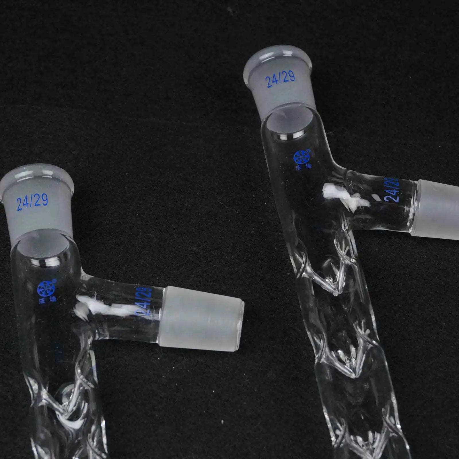 19/26 24/29 Joint 100/200/250/300mm Glass Vigreux Distilling Tube With Side Joint - KiwisLove